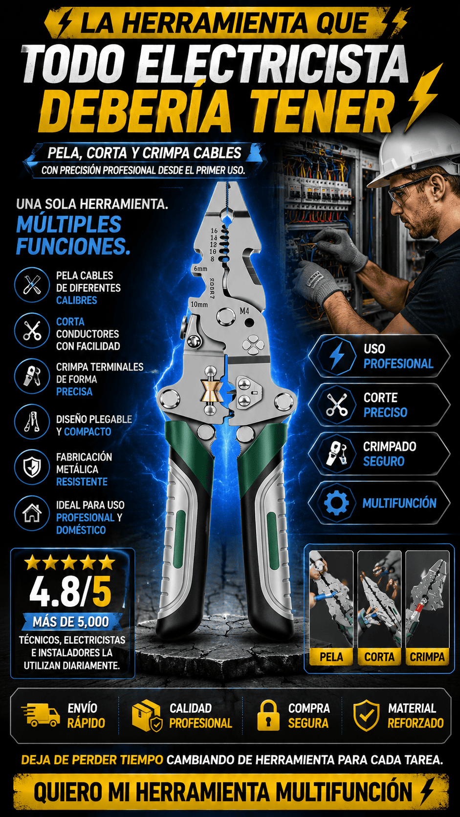 Herramienta profesional Electricista