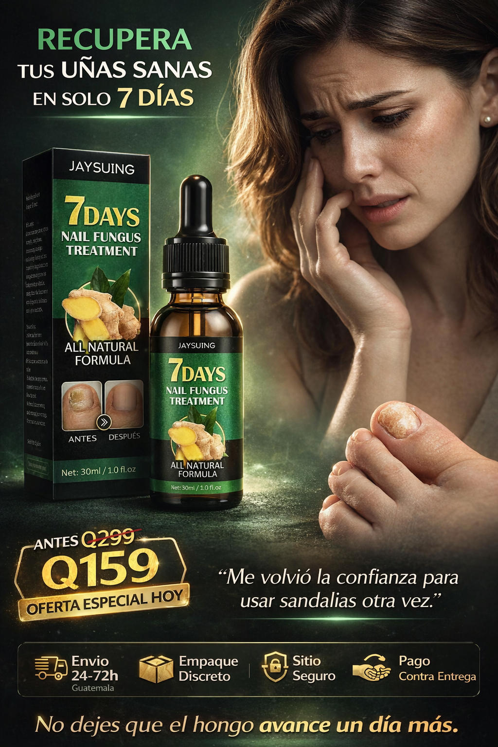 Gotas para hongos de uñas 7 Dias