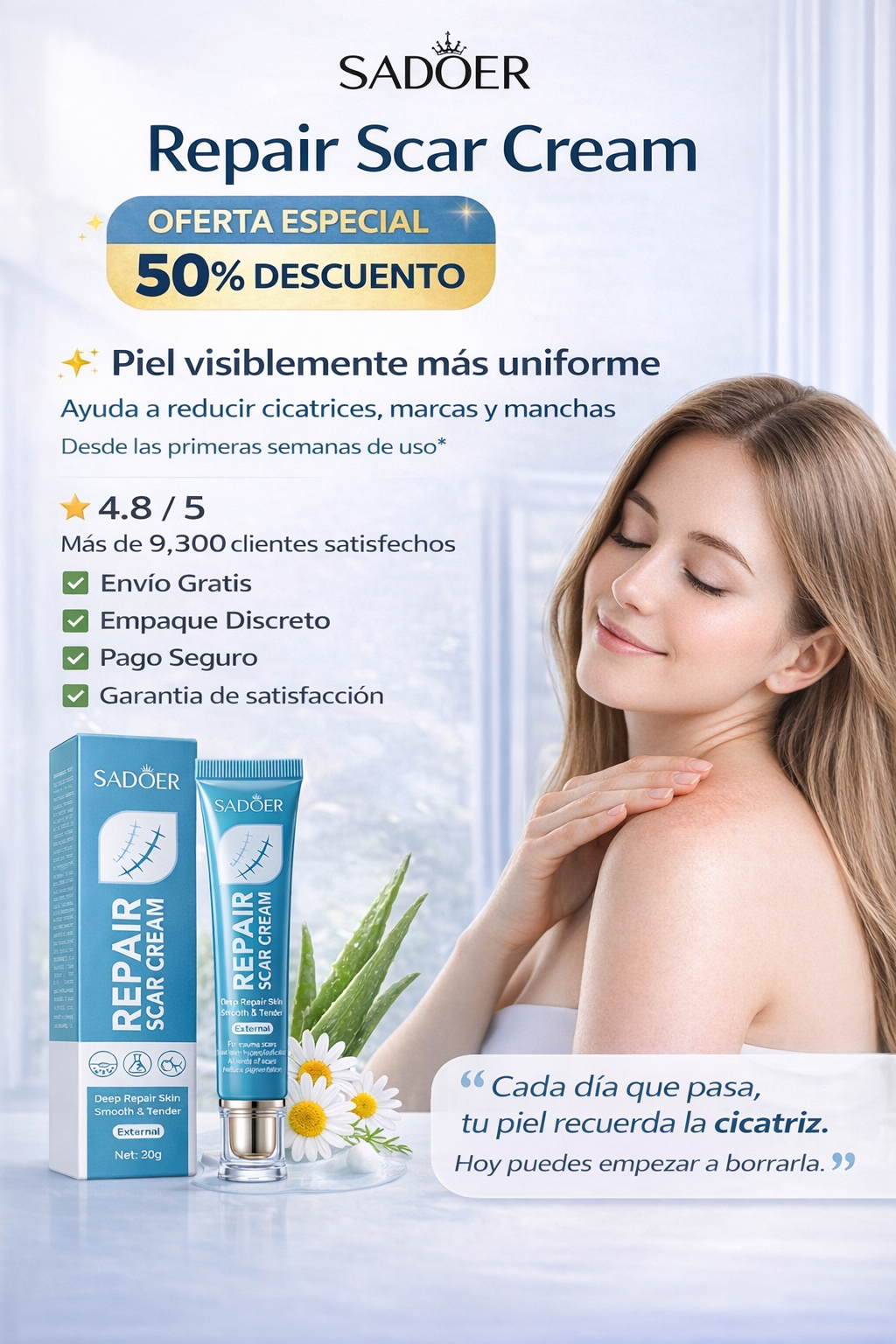 Crema Super Reparadora de Cicatrices