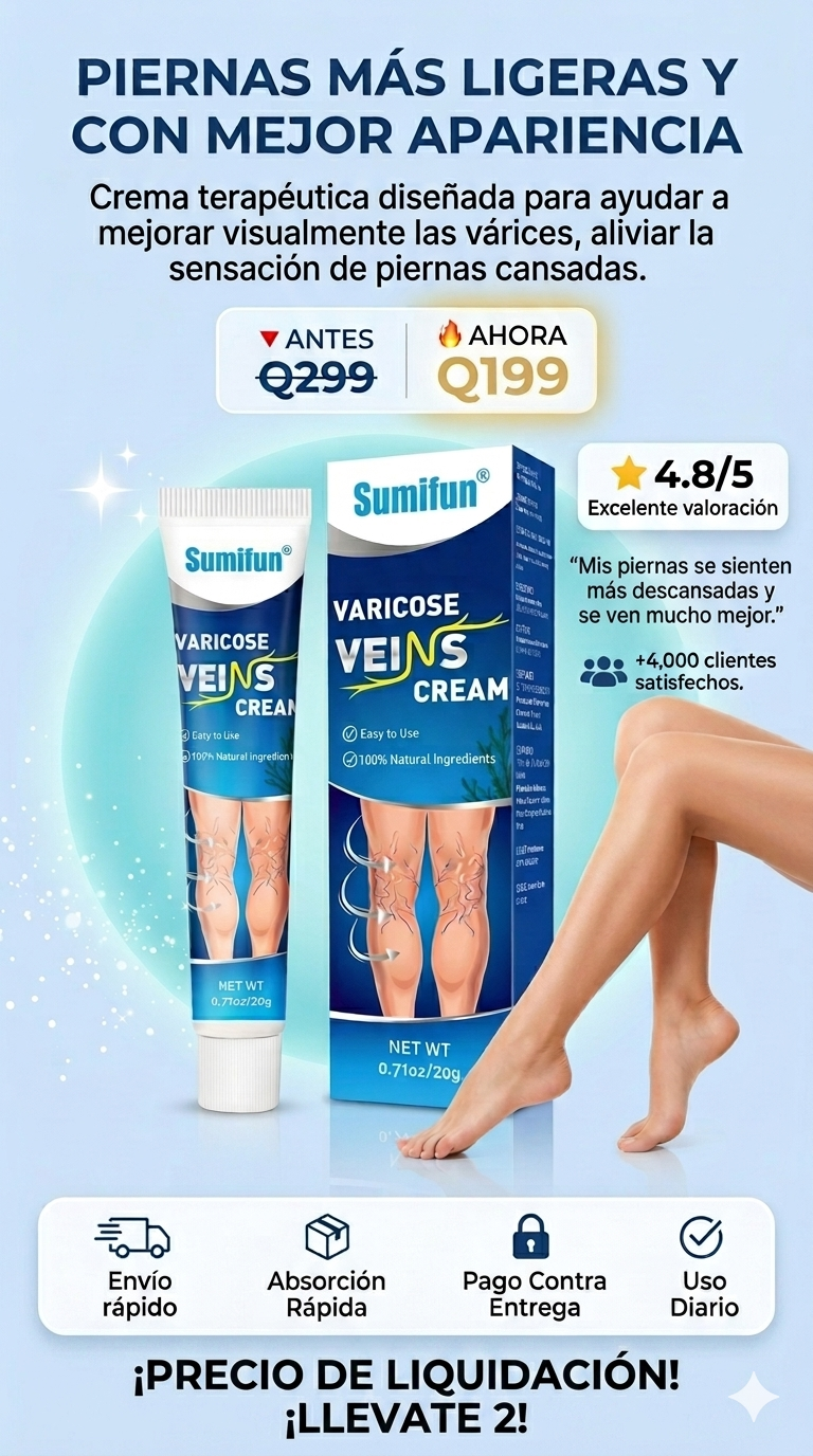 Crema Para Varices 30 Dias