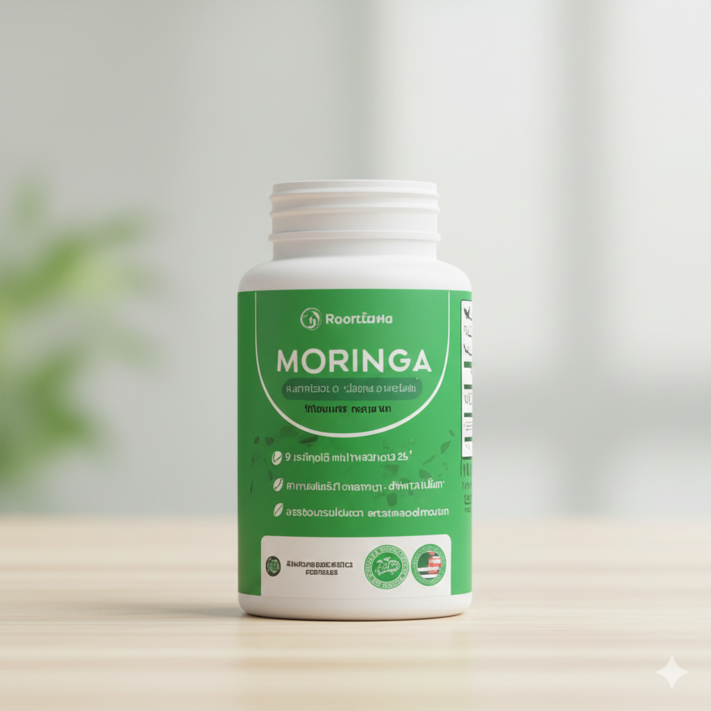 Moringa 60 Tabletas – Energía Natural, Bienestar y Sistema Inmune