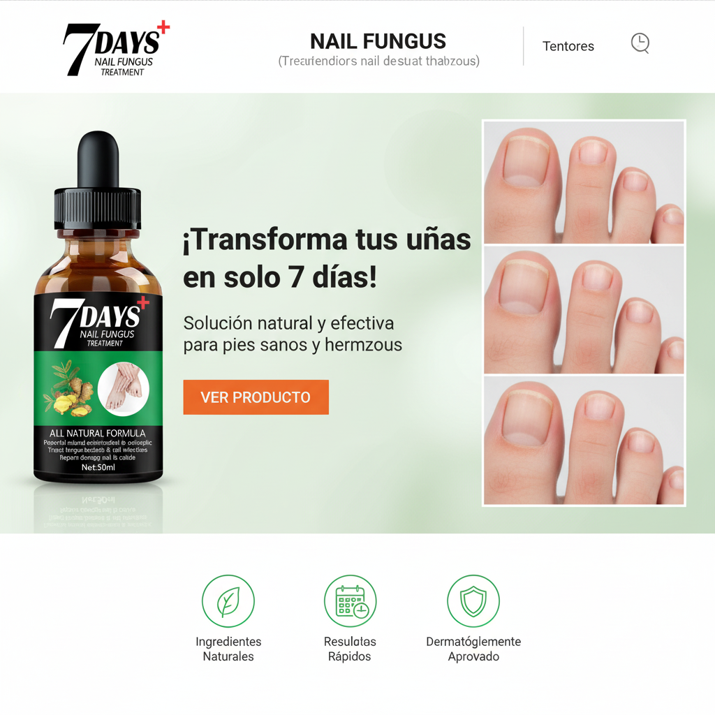 Gotas para hongos de uñas 7 Dias